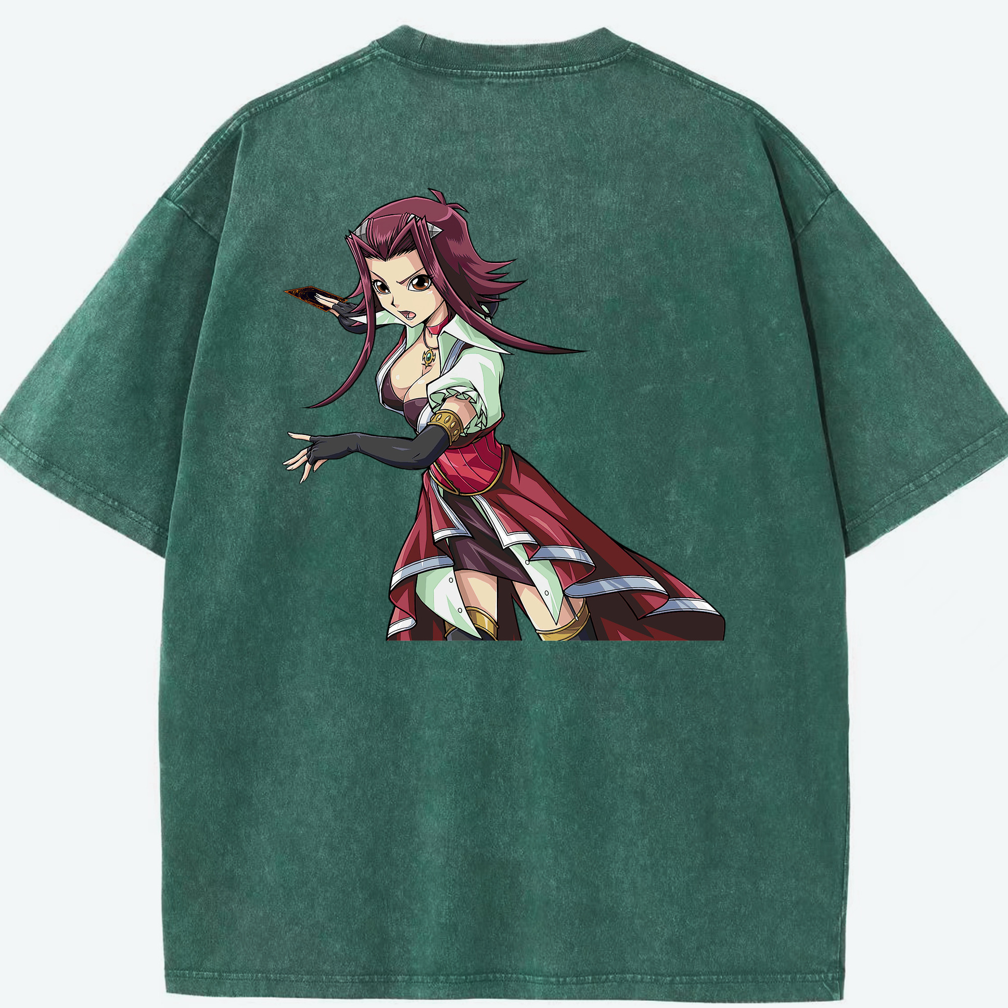 （画像用） 遊☆戯☆王 Yu-Gi-Oh! 綿100% ヴィンテージ風 半袖Tシャツ（背面プリント）